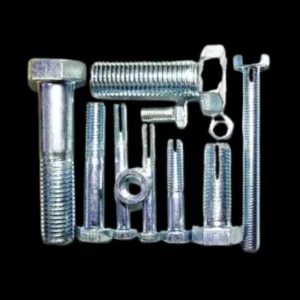 mild steel bolt nut washer image